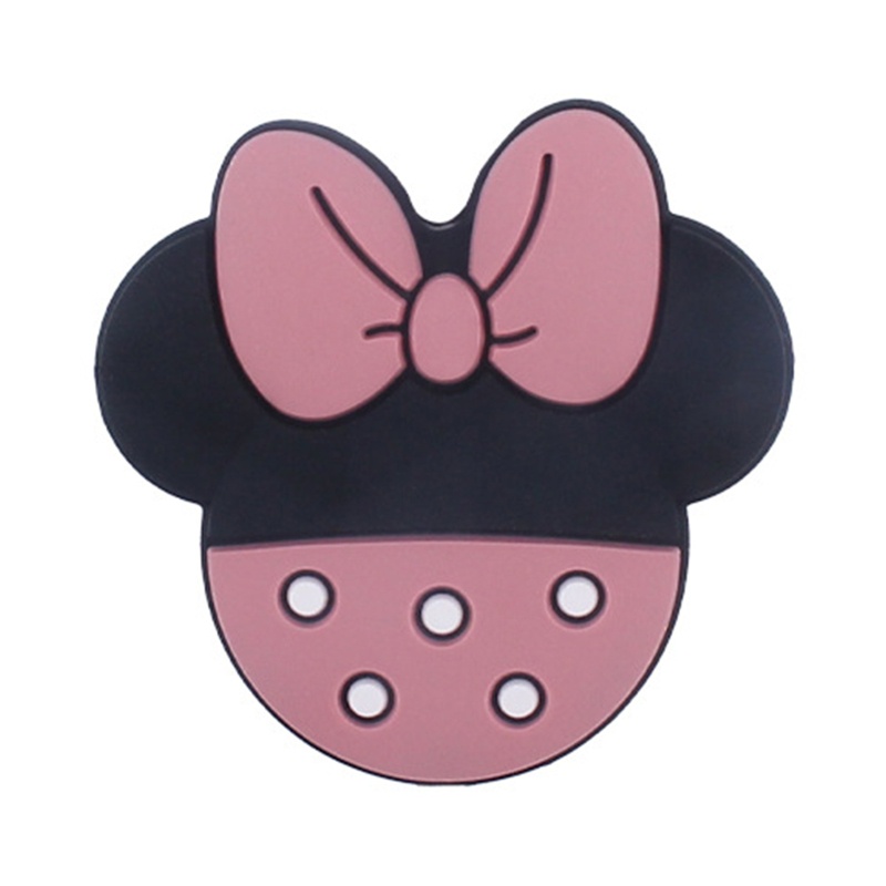 1 Đồ Chơi Vòng Gặm Nướu Bằng Silicon Không BPA Kiểu Hoạt Hình Dễ Thương Cho Bé