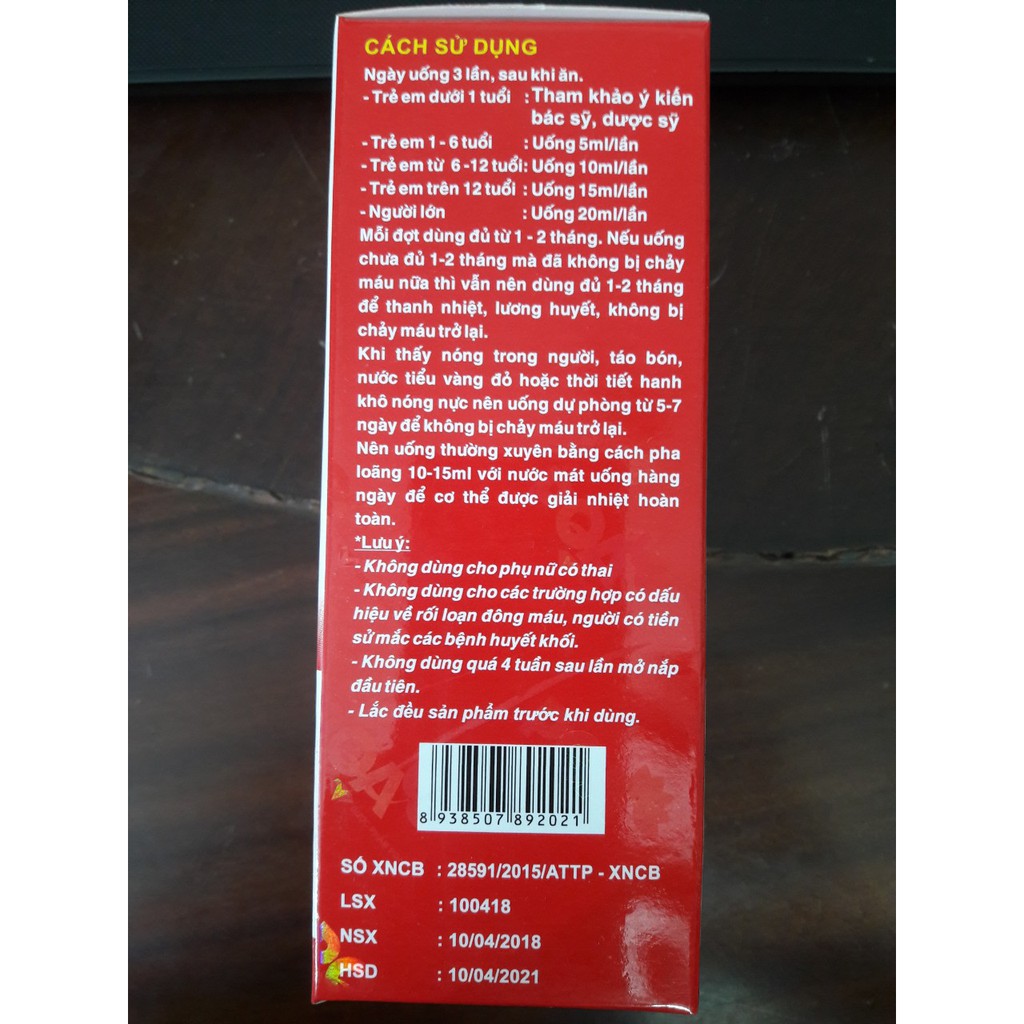 CHÍNH HÃNG Chỉ huyết PQA hỗ trợ điều trị chảy máu cam | BigBuy360 - bigbuy360.vn