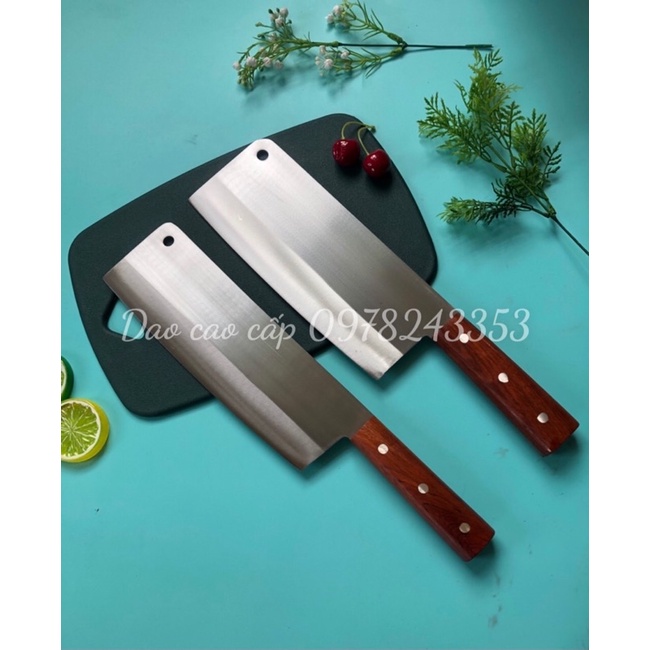 Dao chặt gà vịt -chặt xương cao cấp thép trắng nhật k gỉ