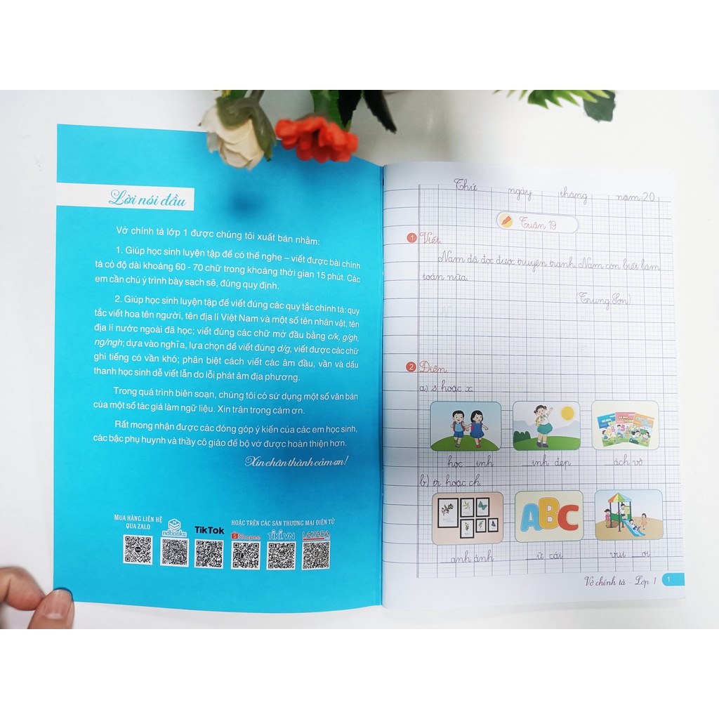 Sách - Vở Chính Tả Lớp 1 (Biên soạn theo CT GDPT mới) - ndbooks