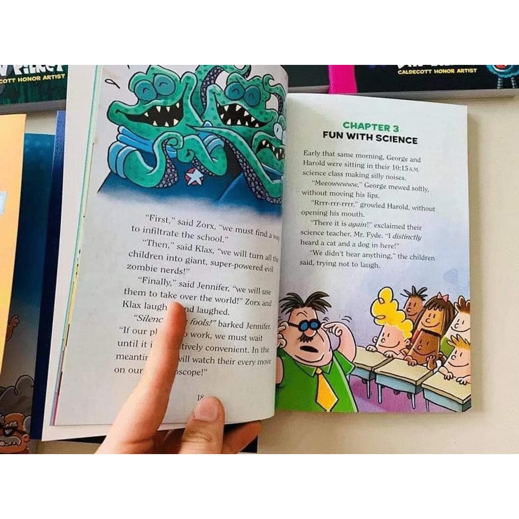 SIÊU NHÂN QUẦN CHÍP - CAPTAIN UDERPANT 12 cuốn có màu