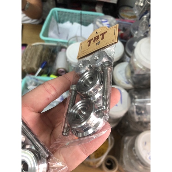 Gù tay lái TBT V9 salaya full inox 304