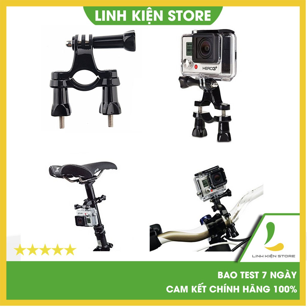 Kẹp ghi đông xe đạp, xe máy Gopro, SJCAM, Yi Xiaomi