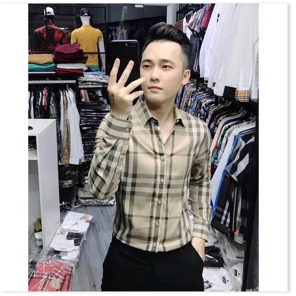 ÁO SƠ MI NAM DÀI TAY , CARO CỰC CHẤT , DÀNH CHO GIỚI TRẺ KME FASHION