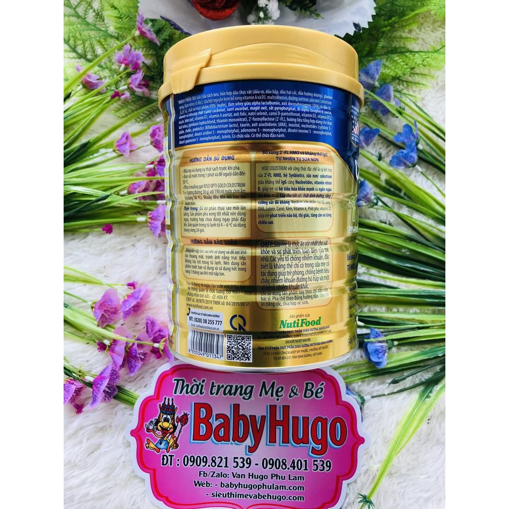 Sữa Riso Opti Gold Colostrum 1+ lon 800g