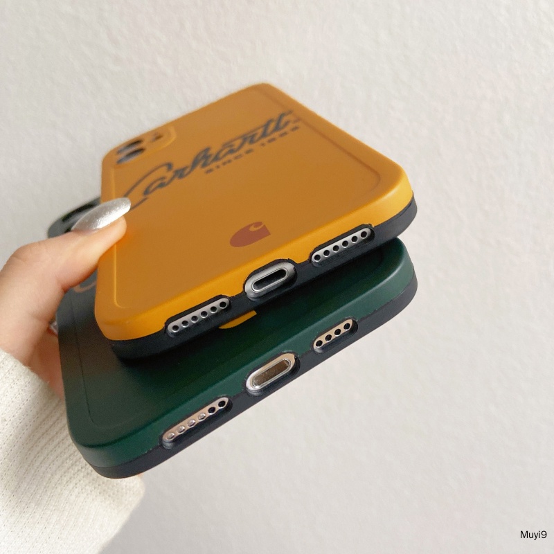 Ốp Điện Thoại Mềm In Logo Carhartt Đơn Giản Sáng Tạo Thời Trang Cho IPhone13promax 14ProMax 12Promax 12Promax 12 11Promax 14Plus Xs MAX XR