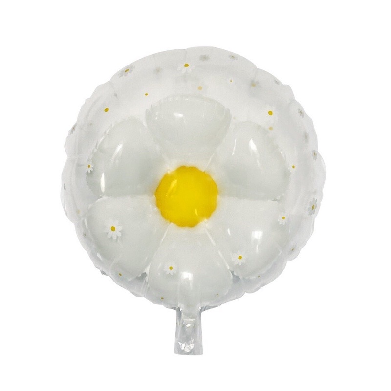 Set 2 bóng hoa cúc trắng daisy lồng bóng trong size 24&quot; 45cm