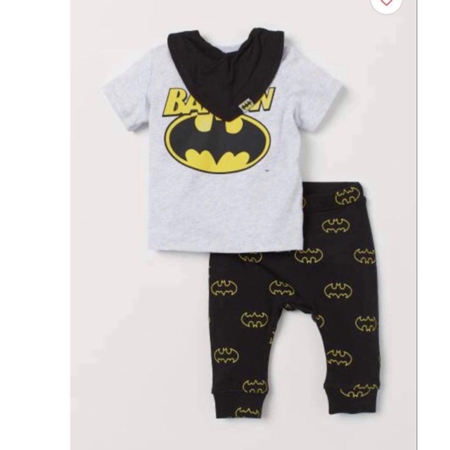 Set bộ kèm yếm batman