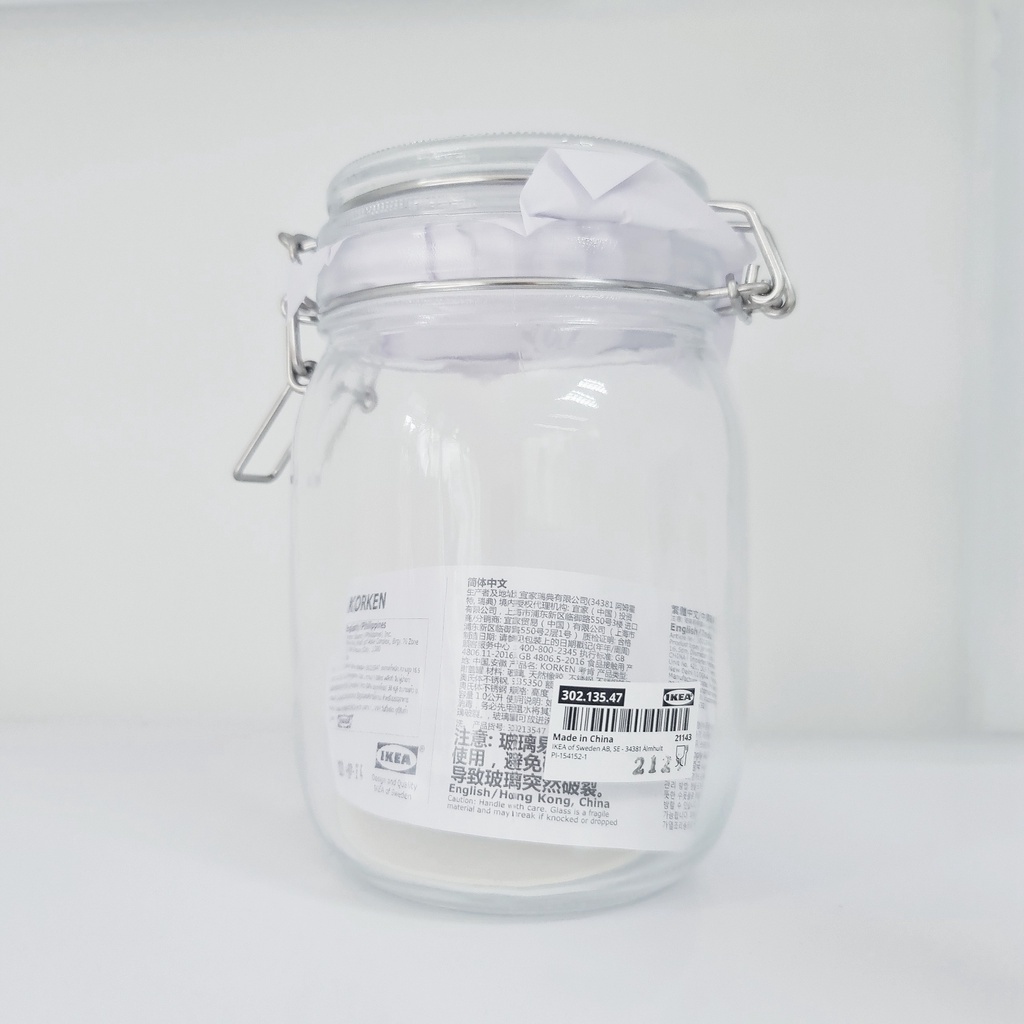 Lọ Thủy Tinh Có Nắp IKEA Chính Hãng - KORKEN