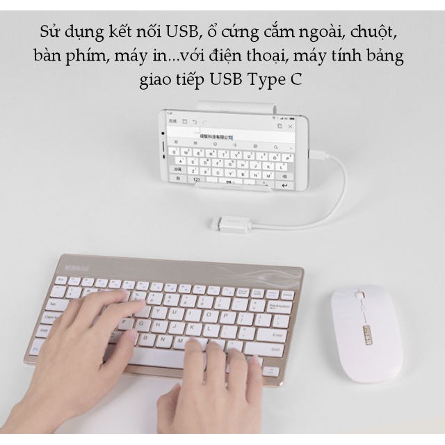 Cáp OTG USB TYPE-C sang USB 3.0 Ugreen 30701 30702  - Hàng chính hãng BH 18 tháng