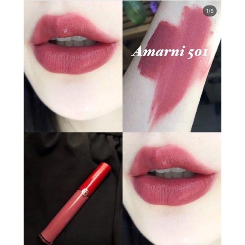GIORGIO.ARMANI Lip Maestro mini Son kem mịn mượt, lâu trôi màu hồng đất cực xinh nha ❤