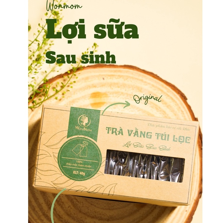 Trà vằng túi lọc lợi sữa cho mẹ sau sinh (hộp 20 túi)