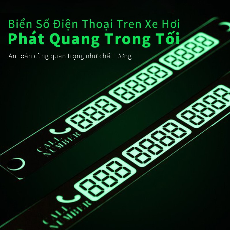 Thẻ Ghi Số Điện Thoại Đỗ Xe