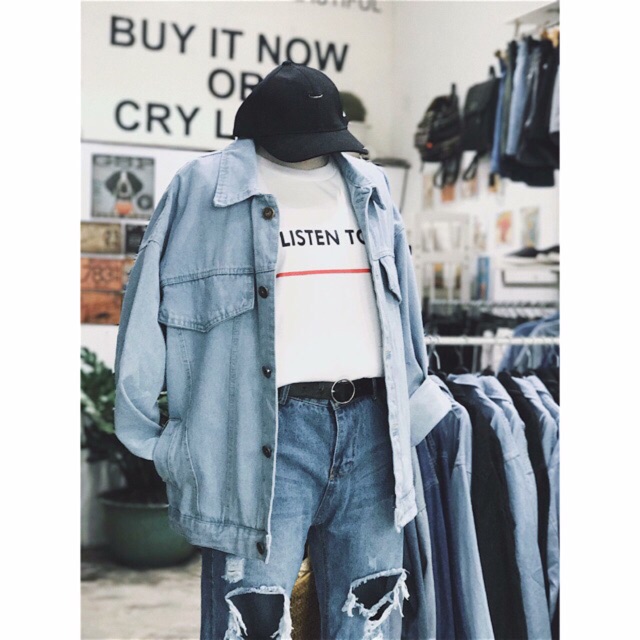 Khoác denim jacket