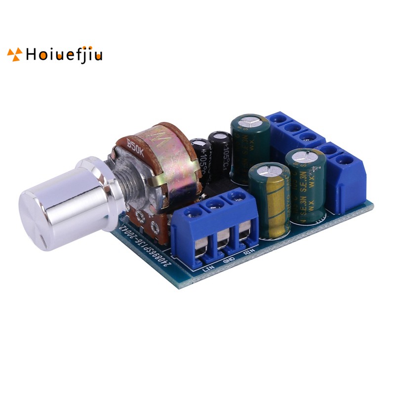 CHANNEL Bo Mạch Khuếch Đại Âm Thanh Tda2822 Tda2822M Mini 2.0 Kênh 2x1w Dc 5v 12v