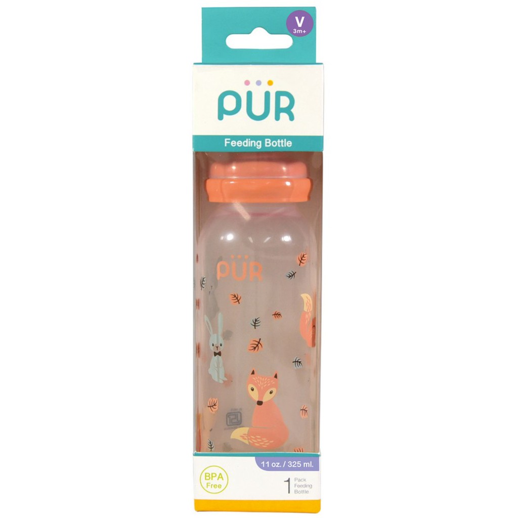 Bình sữa Pur PP cổ thường thân thon 325ml
