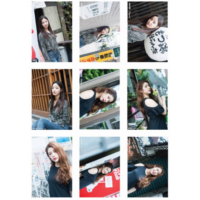 Lomo card 63 ảnh nhóm MOMOLAND in TOKYO naver x dispatch