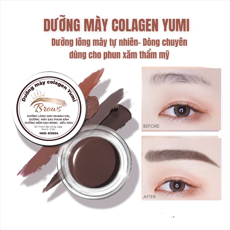 Dưỡng Mày Sau Phun Săm-Dưỡng Mày Mau Dài Đều Màu