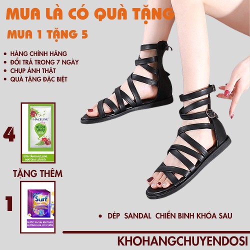 (QUÀ TẶNG LÀ DÂY CỘT TÓC)  dép chiến binh nữ🍁sanldal chiến binh,khóa sau, đi học, đi chơi, cực êm, KHOHANGCHUYENDOSI