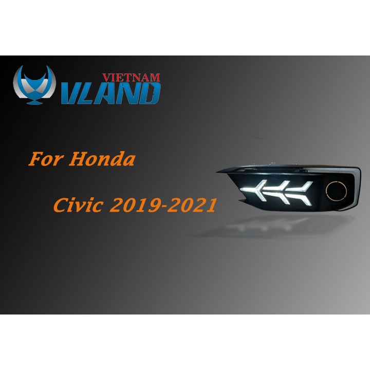Đèn gầm cho Honda Civic 2019 mẫu Lampor xinhan chạy