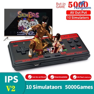 Available handheld game console fc3000 v2 4000+ games classic retro player support 10 formats ips screen portable game consol 1