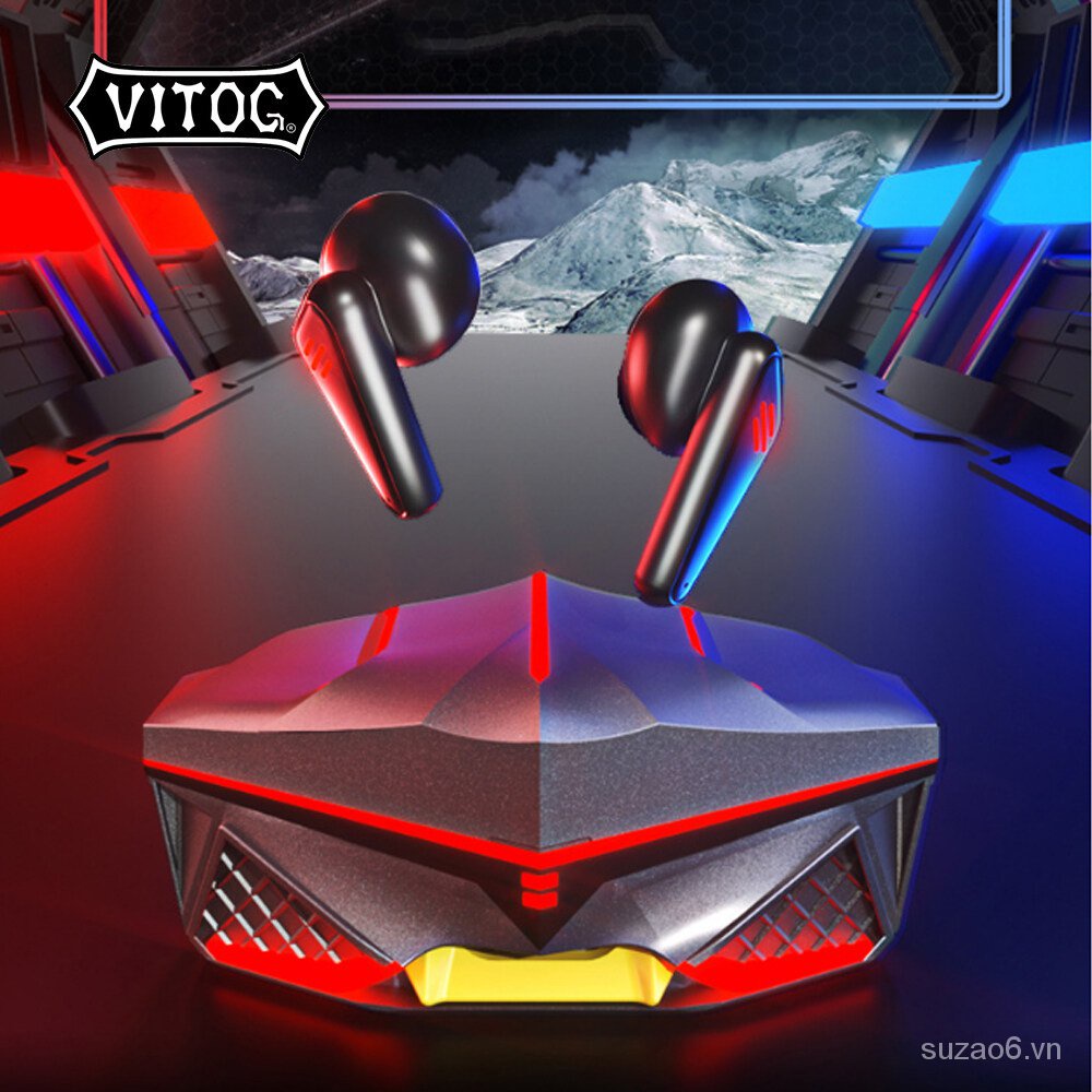 Tai Nghe Bluetooth VITOG K98, Tai Nghe Không Dây Tai Nghe Nhét Tai Chơi Game Thể Thao TWS Ốp Sạc Micro Giảm Tiếng Ồn