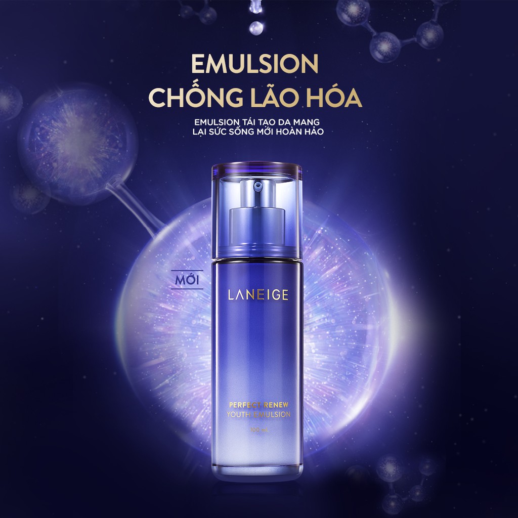 Sữa dưỡng giúp ngăn ngừa lão hóa LANEIGE Perfect Renew Youth Emulsion 100ml