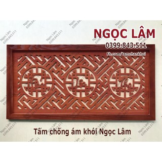 Tấm chống ám khói Ngọc Lâm 41x81 chữ Phúc Lộc Thọ Việt