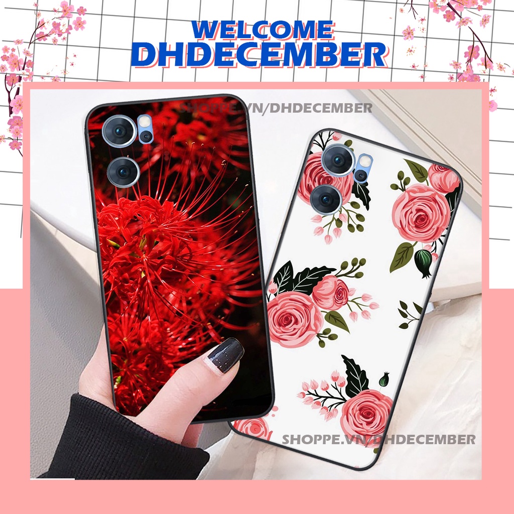 Ốp lưng Oppo RENO 7 5G - ỐP BẢO VỆ CAMERA in hình hoa xinh xắn, hiện đại , thời trang ,phong cách