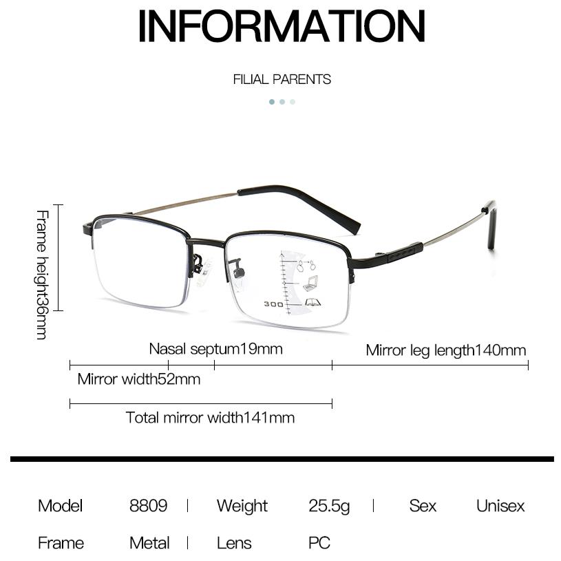 Kính đọc sách chống ánh sáng xanh cho nam đổi màu thông minh ngoài trời kính đọc sách thoải mái của phụ nữ Khi mặt trời đổi màu thành kính râm