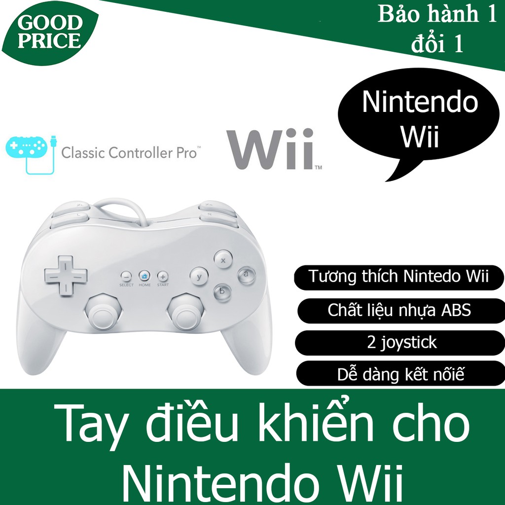 Tay cầm chơi game có dây cho Wii - 790052