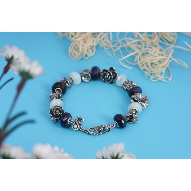 Set vòng Trollbeads khách đặt bạc s925 - Hàng Cao Cấp- khách ib chọn size