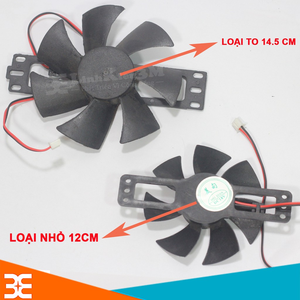 Quạt Bếp Hồng Ngoại 18VDC- BH 1 tháng