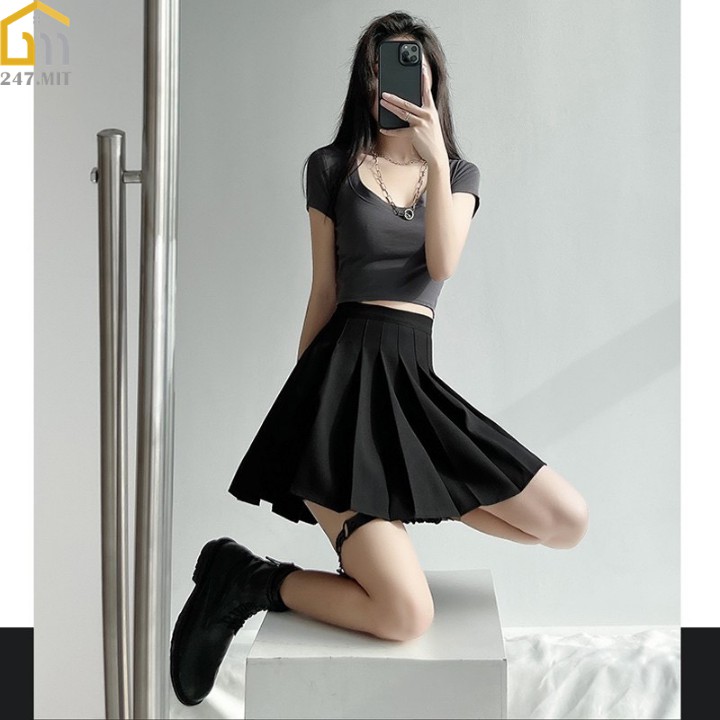 [Mã WASKT304 giảm 15% tối đa 30K đơn 99K] chân váy xếp ly ngắn có quần bên trong | BigBuy360 - bigbuy360.vn