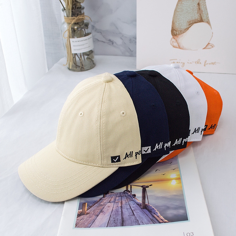 Nón Lưỡi Trai LINJW Thêu Chữ Đơn Giản Cho Cả Nam Và Nữ