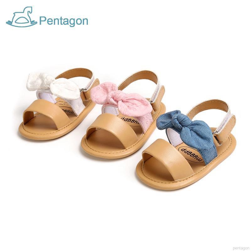 Giày Sandal Tập Đi Đế Mềm Cho Bé Gái