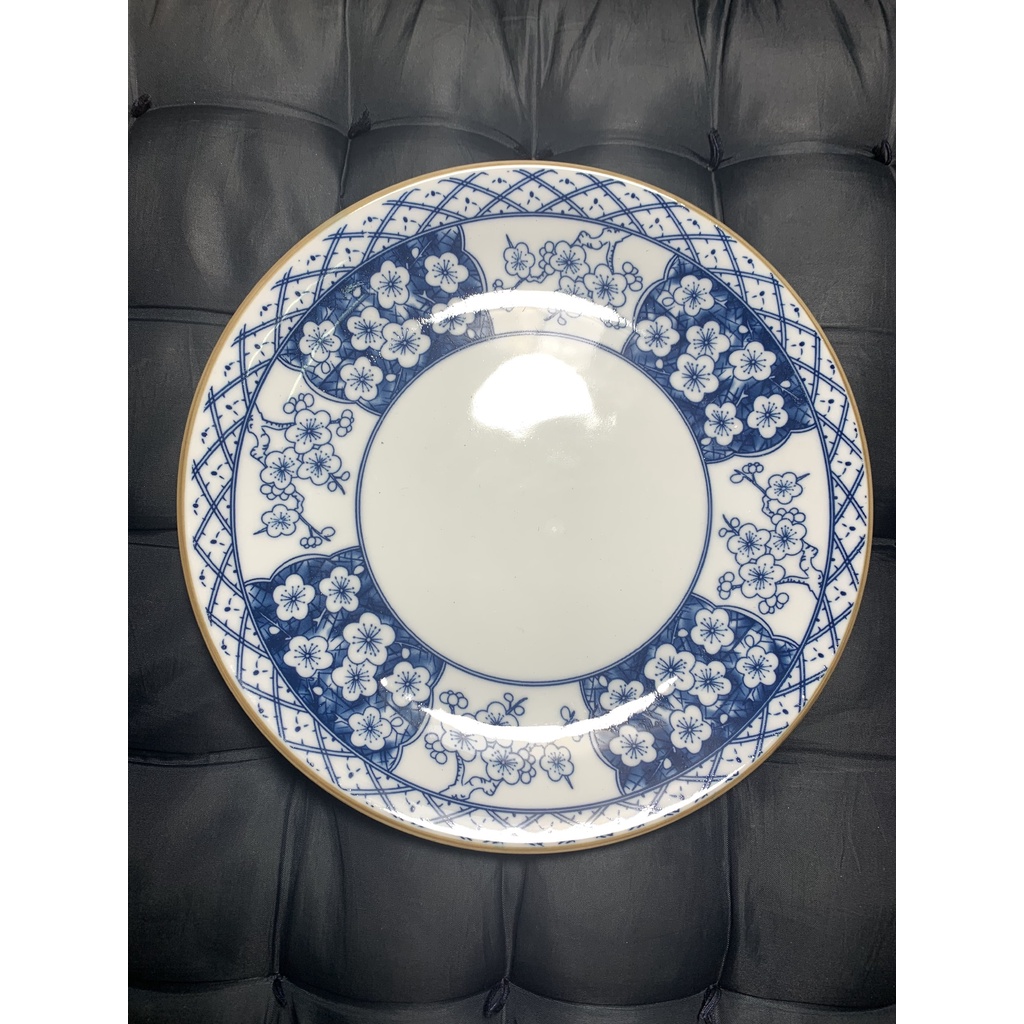 Đĩa Sứ Decor Hoa Mai Dày Dặn, Men Nét - OHOHO HOME