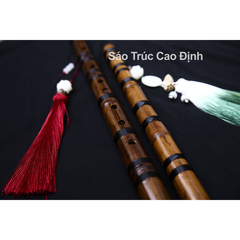 Sáo Dizi Việt Cao Cấp, Sáo Dizi Trúc Đá Hun [CNT3] - Thương hiệu Sáo Trúc Cao Định