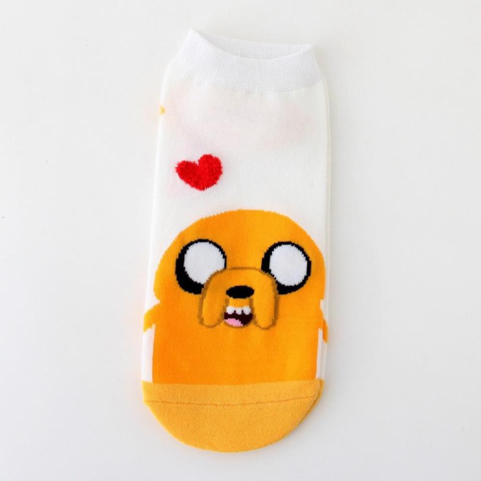 Tất cổ thấp Dễ thương In hình hoạt hình cute Tất nữ cổ ngắn Cotton