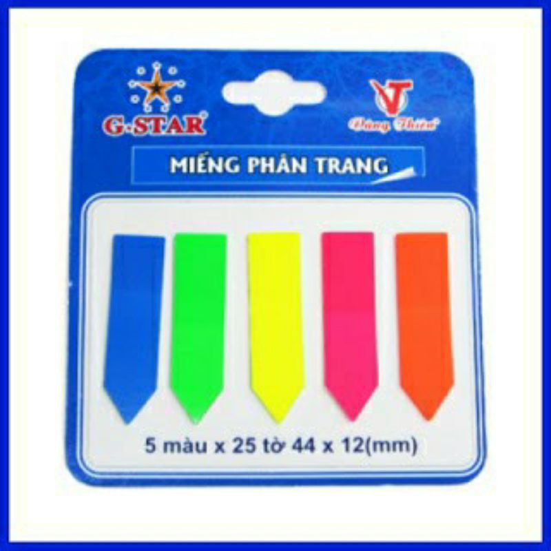 Vỉ Note mũi tên / phân trang 125tờ