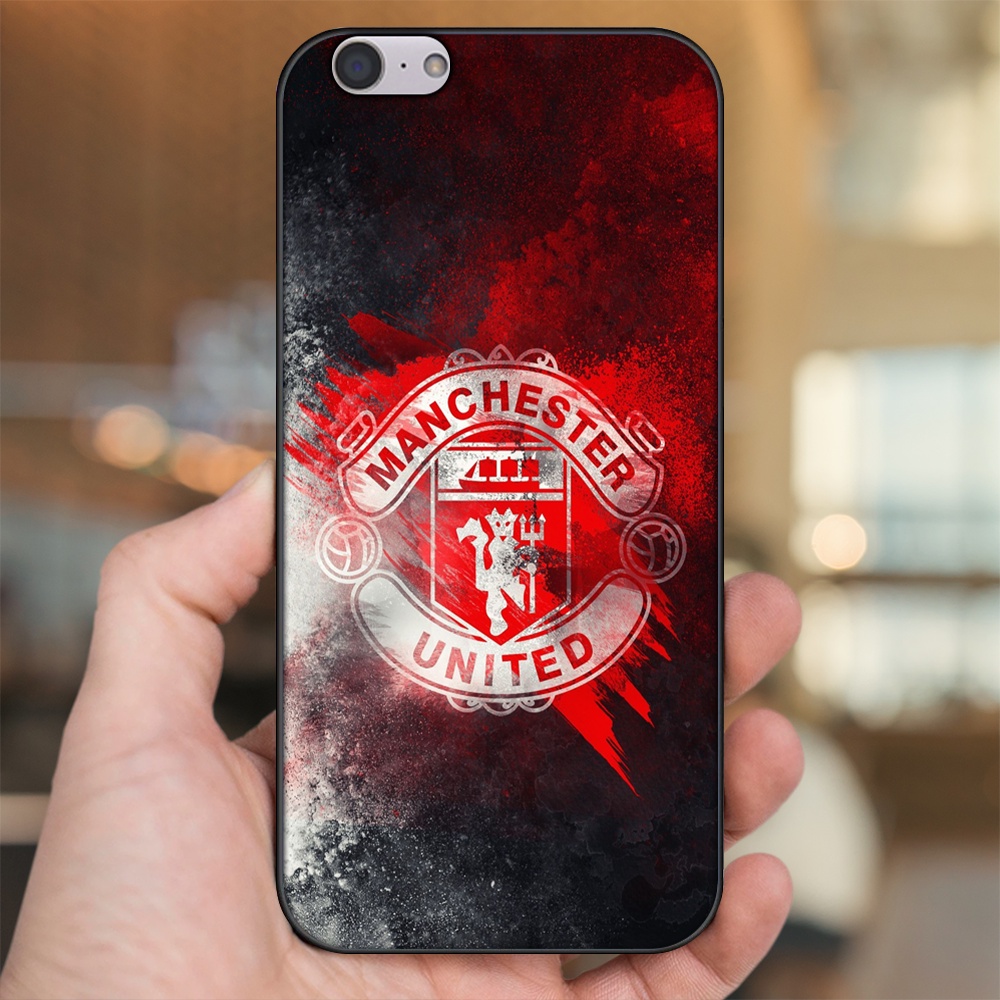 Ốp lưng Oppo A39, F3 Lite viền đen in hình MU Manchester United