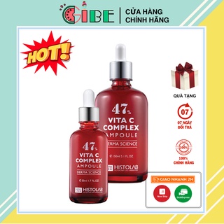 Tinh chất dưỡng trắng da HISTOLAB - VITA C COMPLEX AMPOULE 47% GIBE COSMETICS
