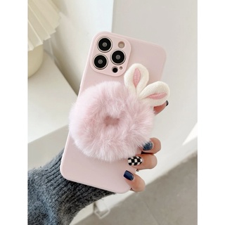 Ốp điện thoại tai thỏ cute cho Iphone 7 8 X Xs Xsmax 11 12 13 Promax