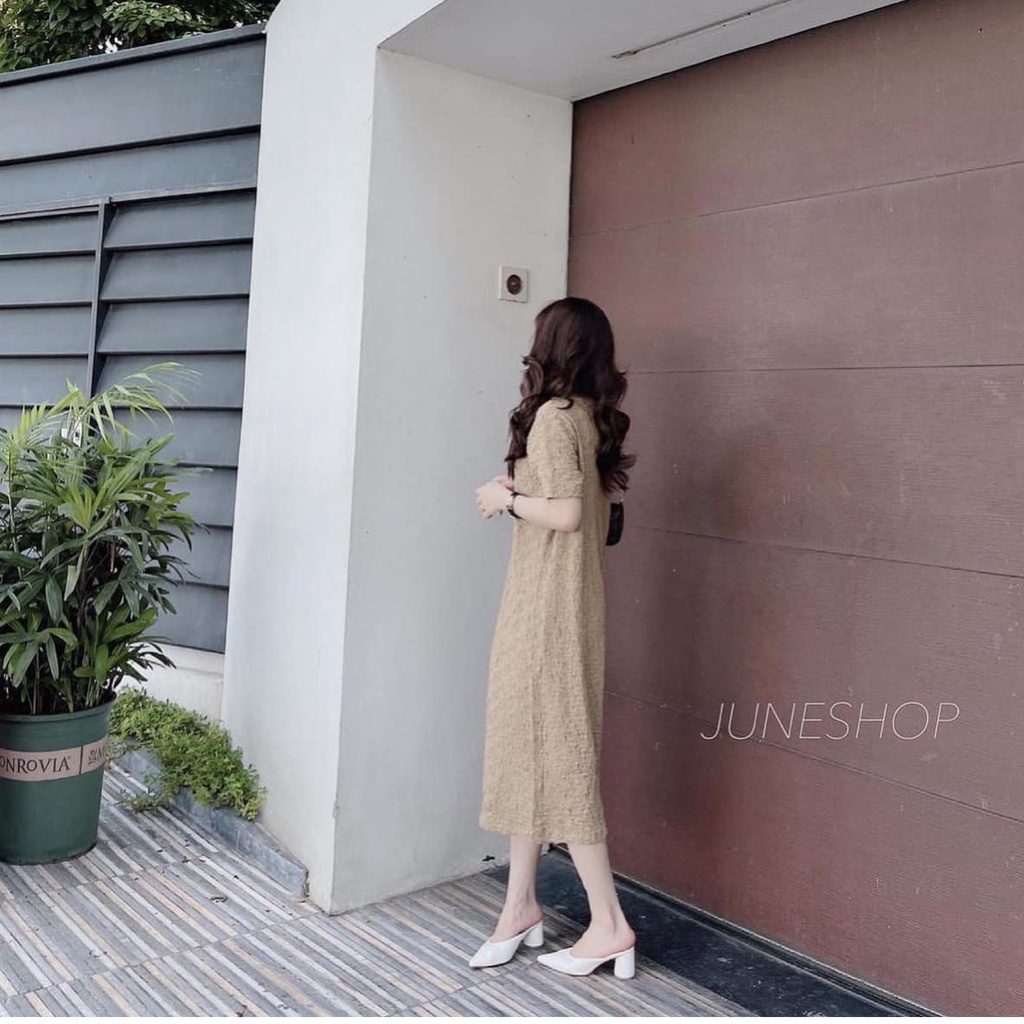 Váy Suông Nữ, Váy Suông Đũi Xốp Nhăn Dáng Maxi Siêu Co Dãn Trend 2021 | BigBuy360 - bigbuy360.vn