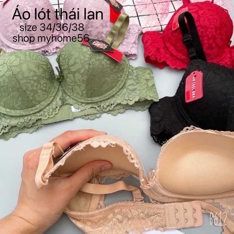 Áo ngực thái lan đệm dày vừa nâng ngực có gọng 8833