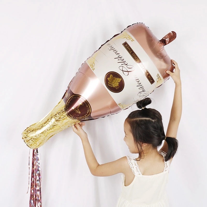 Bong Bóng Kính Hình Ly Rượu Sâm Panh Dùng Trang Trí Tiệc Cưới / Sinh Nhật / Giáng Sinh / Sự Kiện