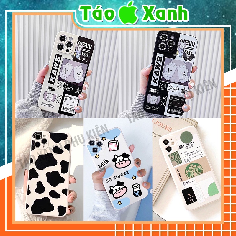 Ốp Lưng Iphone Cạnh Viền Vuông 6/6plus/6s/6splus/7/7plus/8/8plus/x/xr/xs/11/12/pro/max/plus/promax