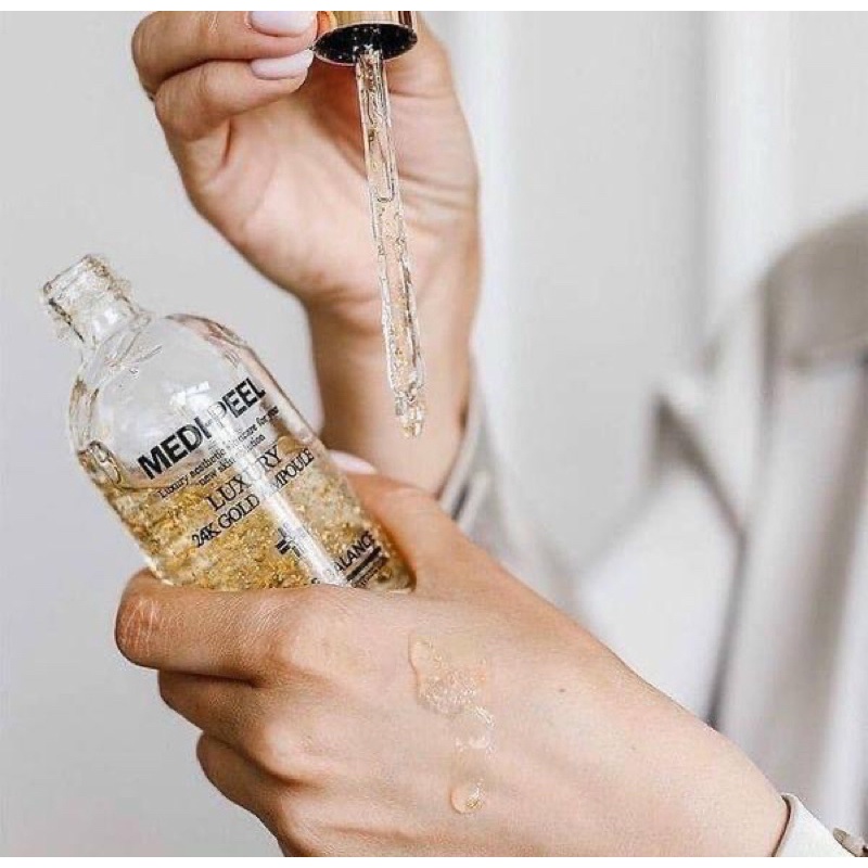 Tinh chất dưỡng da, cấp ẩm MEDIPEEL LUXURY 24K GOLD AMPOULE 100ml