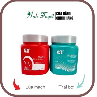 Dầu hấp ủ tóc Barley/ Avocado siêu thơm, phục hồi, giảm gãy rụng dung tích 1000ml