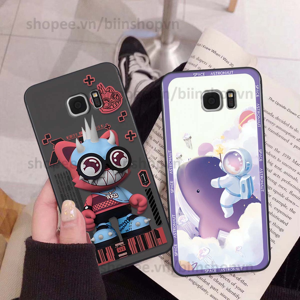 Ốp Samsung S6 / S6 EDGE / S7 / S7 EDGE phi hành gia vũ trụ space.x siêu đẹp, thời trang